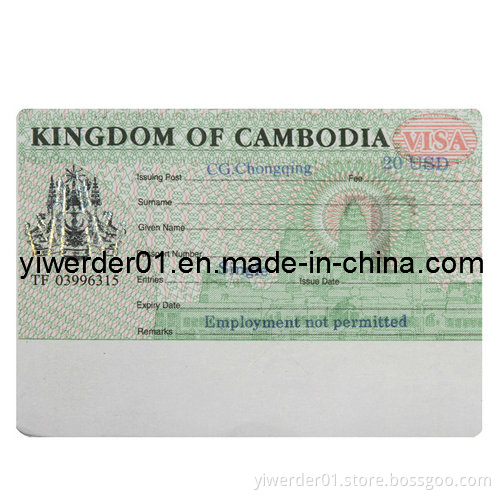 International Security Paper Water Mark Printing (H-094)